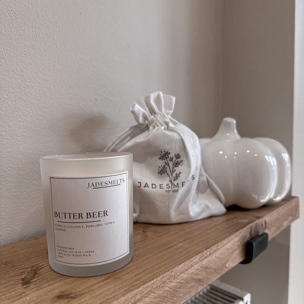 'Butter Beer' 20cl Wood Wick Candle