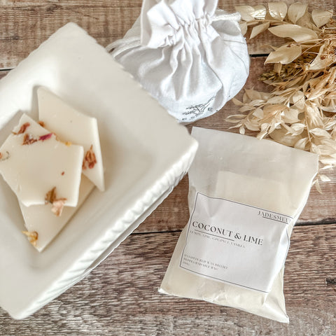 'Coconut & Lime' Wax Brittle