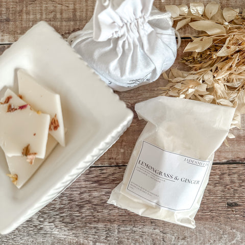 'Lemongrass & Ginger' Wax Brittle