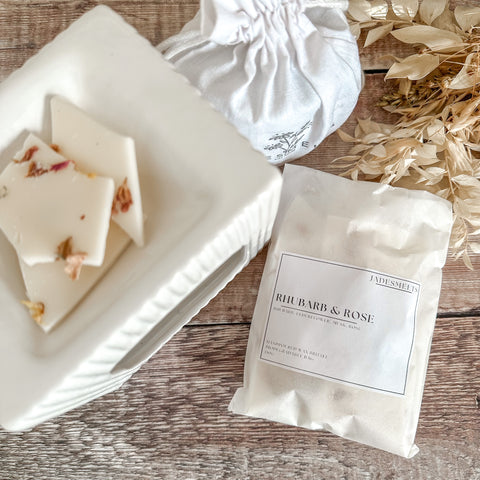 'Rhubarb & Rose' Wax Brittle