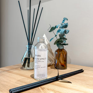 'Dark Coconut' Reed Diffuser Refill & Reeds