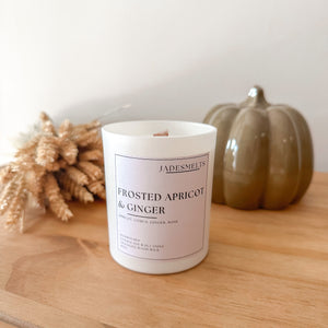 'Frosted Apricot & Ginger' 20cl Wood Wick Candle