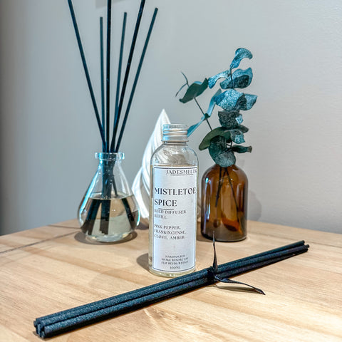 'Mistletoe Spice' Reed Diffuser Refill & Reeds